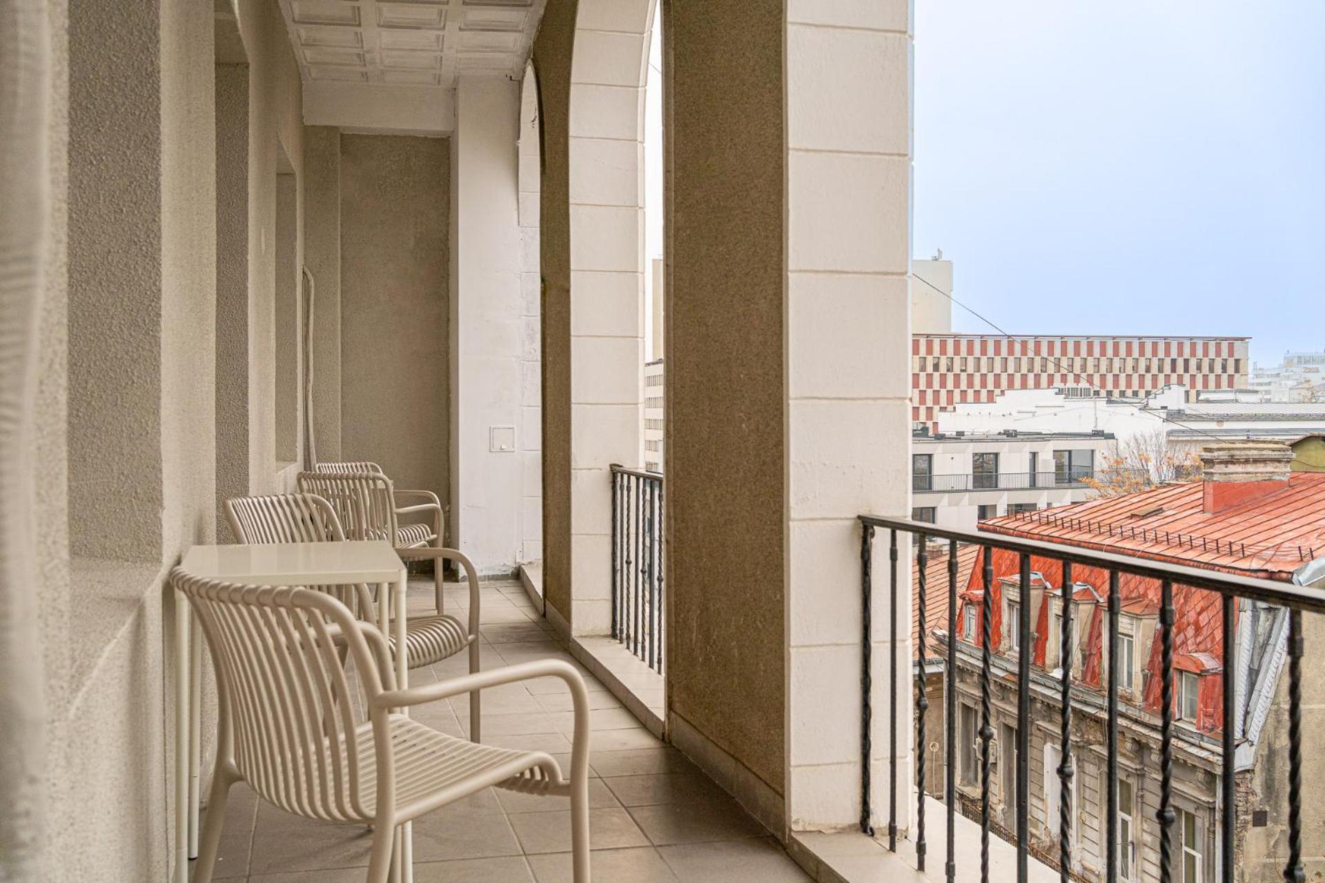 Loggia & Luxe 5Br Penthouse In Universitatii Area 布加勒斯特 外观 照片
